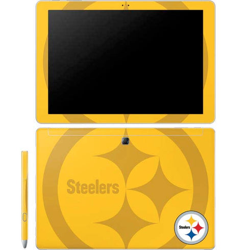 NFL Pittsburgh Steelers Double Vision Galaxy Book 12in Skin